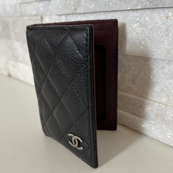 CHANEL Classic Caviar ID Bifold Card Holder Wallet - Picture 3 of 16